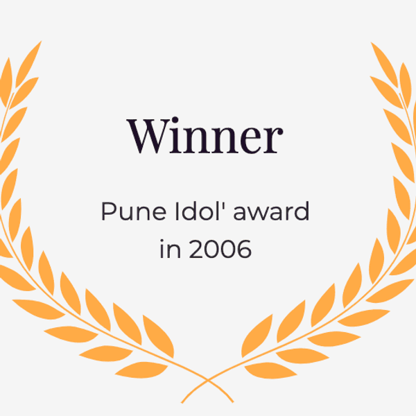 Winner - Pune Singing Idol Award