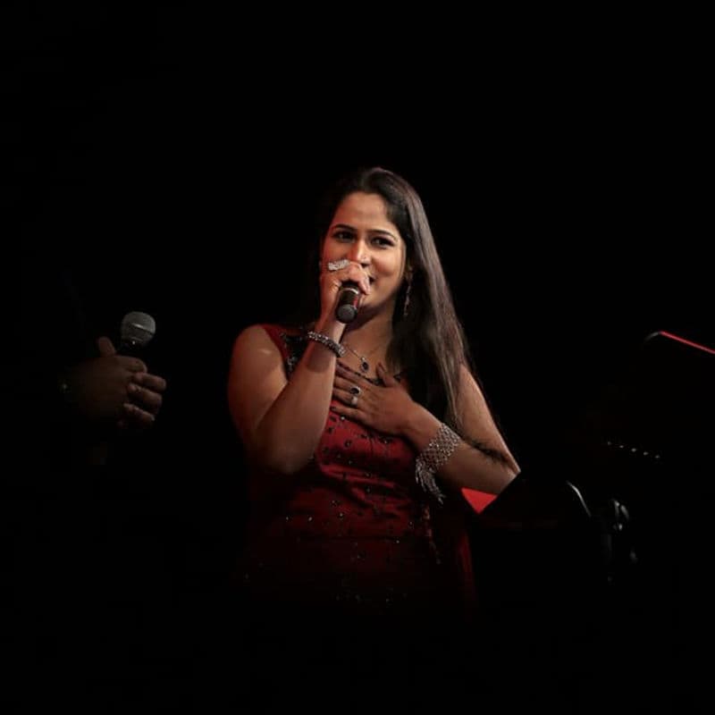 Kkomal Krusshna in recording studio